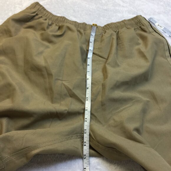New! Hawaiian Performance Surf Wear Swim Shorts XL Brown Tan Elastic Waist - Picture 9 of 15